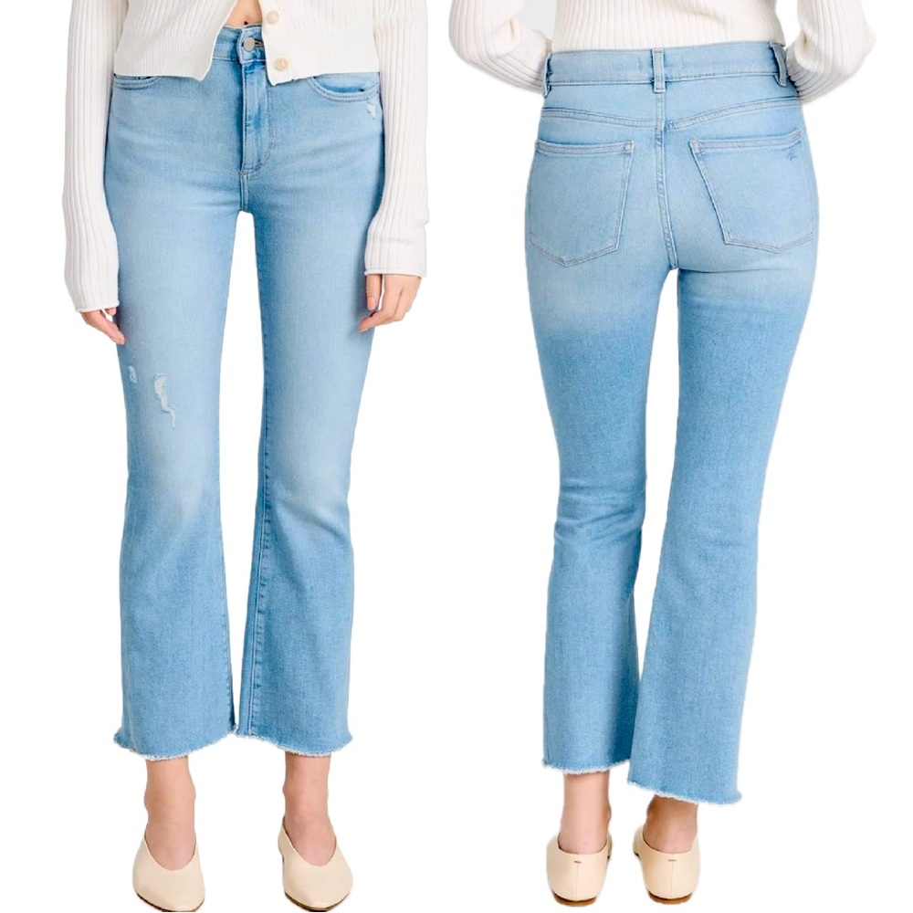 NWT DL1961 Bridget Boot: High Rise Instasculpt Crop Jeans Size 31